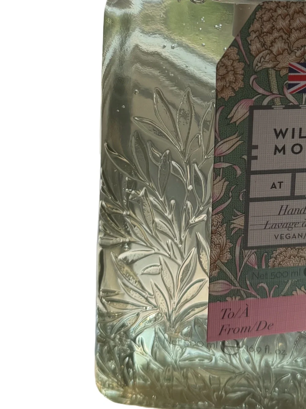 William Morris NWT Teakwood With Essential Oils Vegan Hand Wash 16.9 Oz